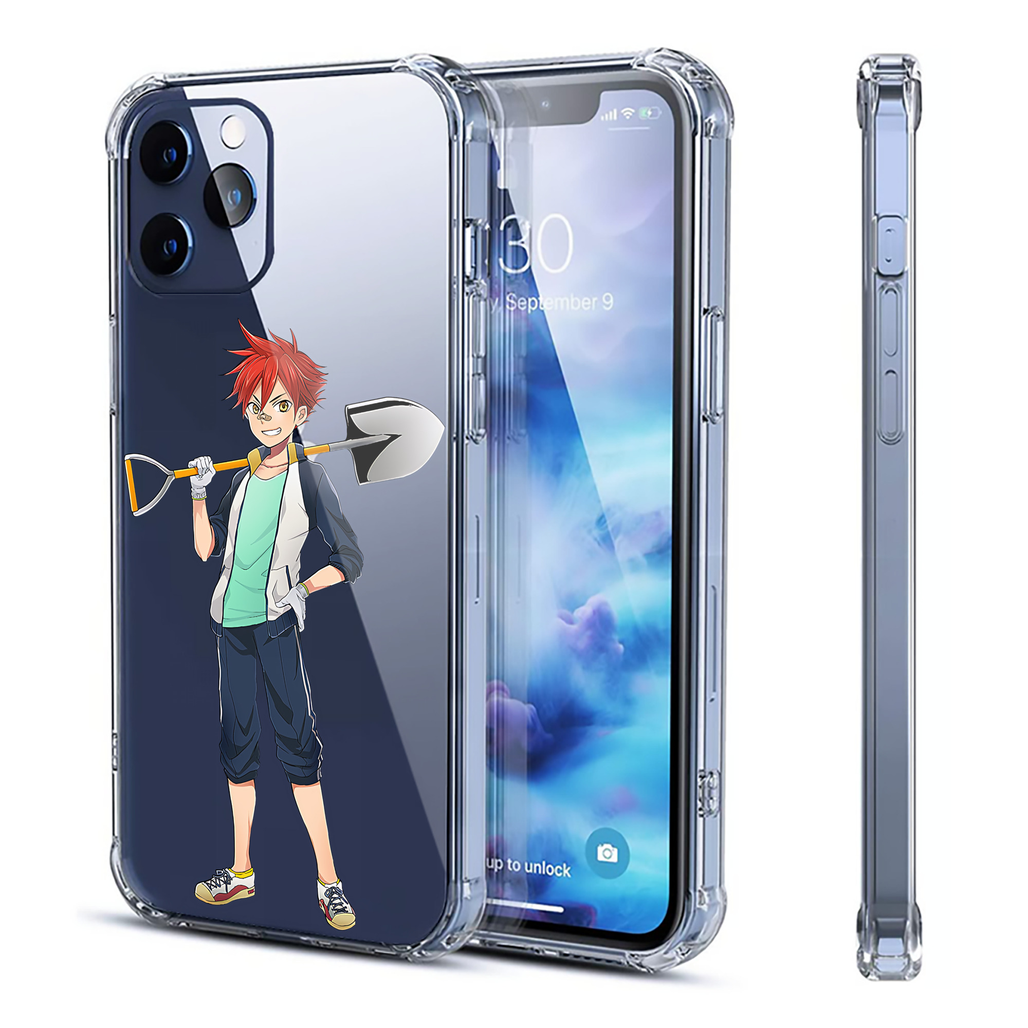 （画像用） 刀剣乱舞 Touken Ranbu 【iPhone 12シリーズ対応】透明スマホケース（クリアソフトケース）
